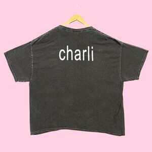 Charli XCX Brat Hyperpop Album Logo Oversized Tee XXL